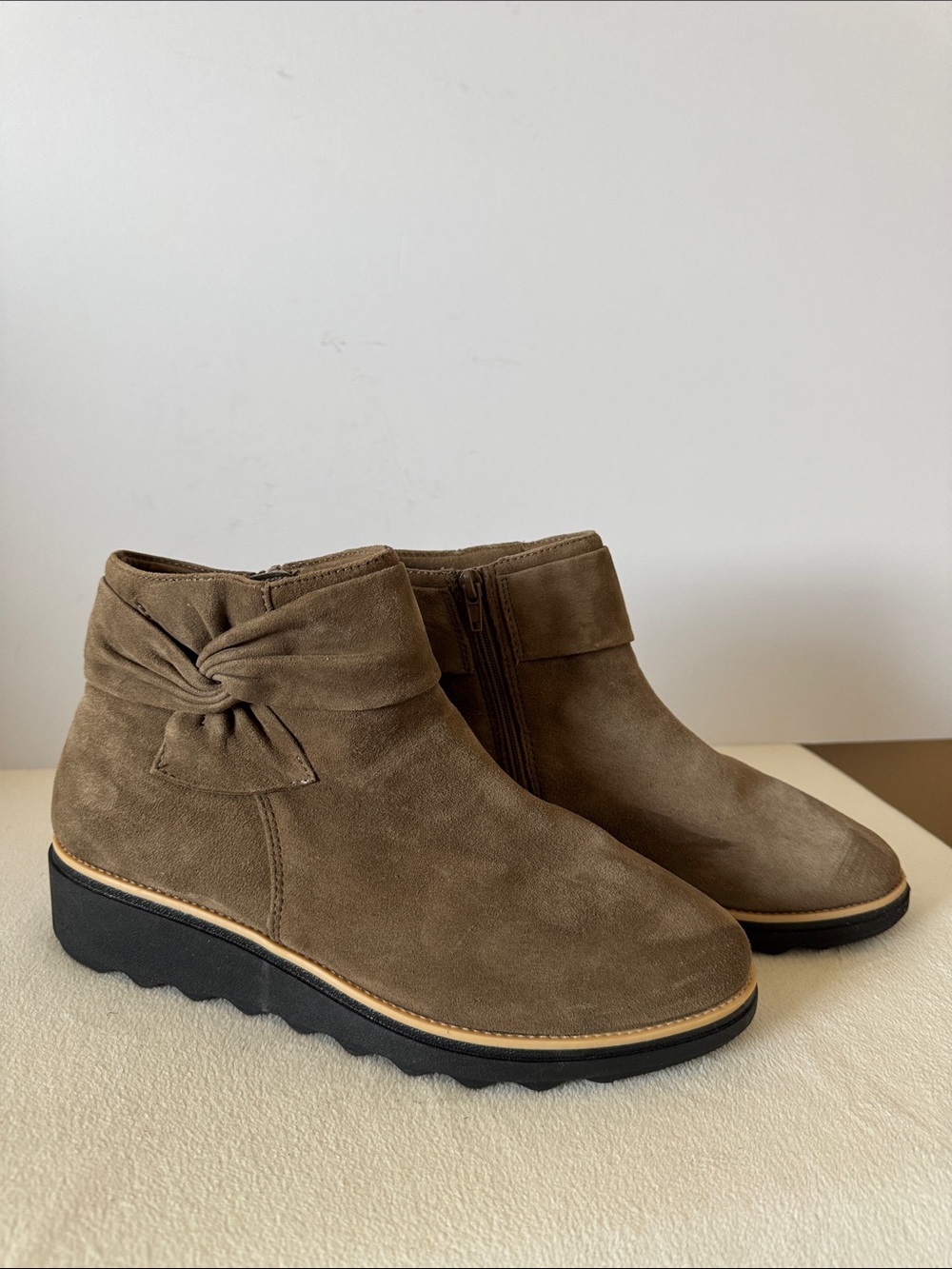 Clarks Comfort Collection suede boots